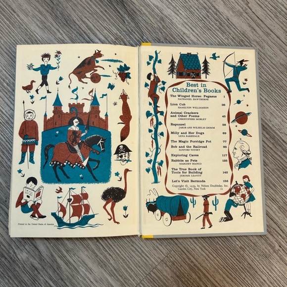 Vintage 1959 BEST IN CHILDREN’S BOOKS classic hard cover book. Excellent shape. - Picture 6 of 9